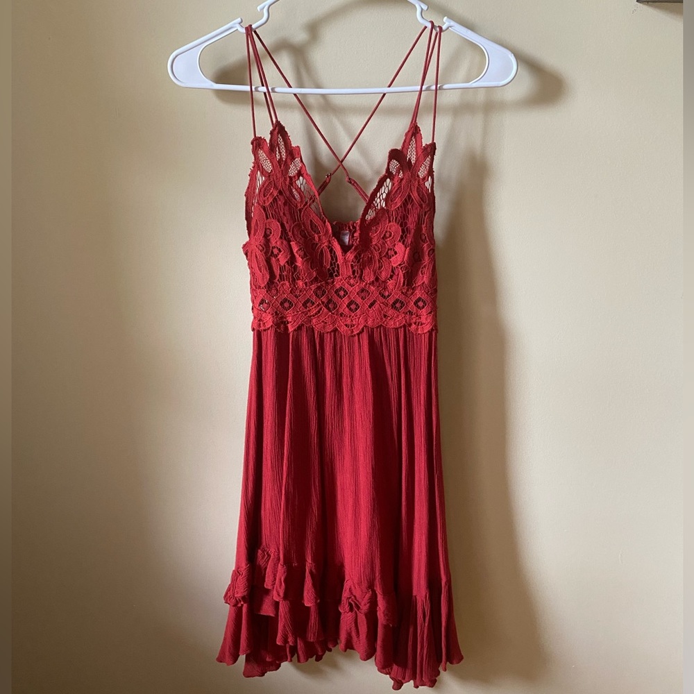 Free People Adella Slip Dress